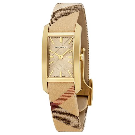 burberry gold wrist watch|Burberry gold watch women.